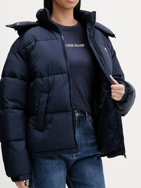 Tommy Jeans kurtka kolor granatowy zimowa DW0DW22041