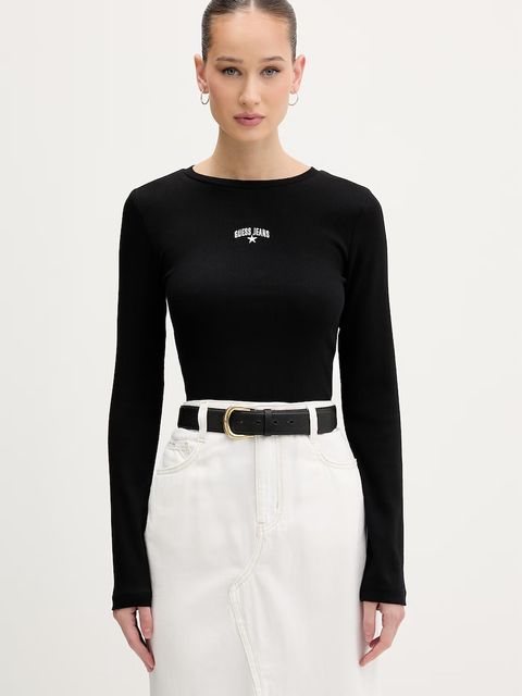 Guess Jeans longsleeve damski bawełniany - zdjęcie produktu nr 2