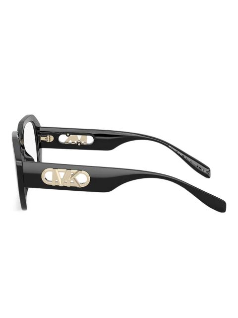 Michael Kors Valletta square-frame glasses - Black