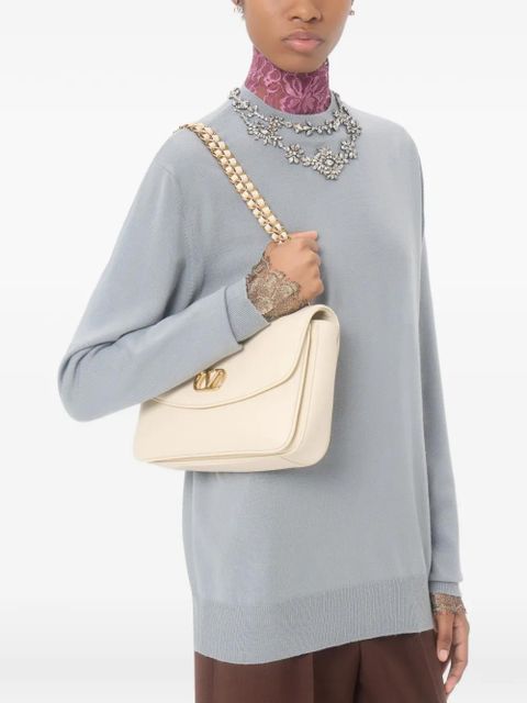 Valentino Garavani embroidered wool sweater - Grey