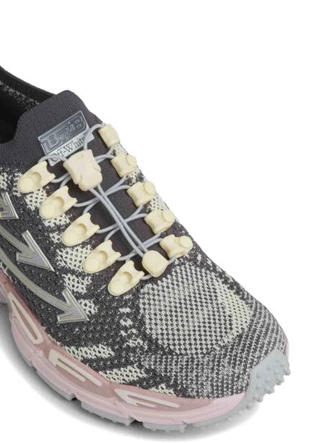 Off-White W-Be Right Back Knit-001 lace-up sneakers - Grey