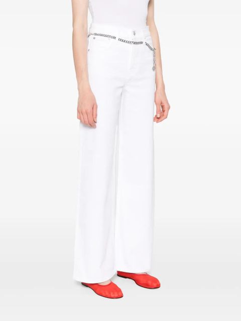 Maje wide-leg jeans - White