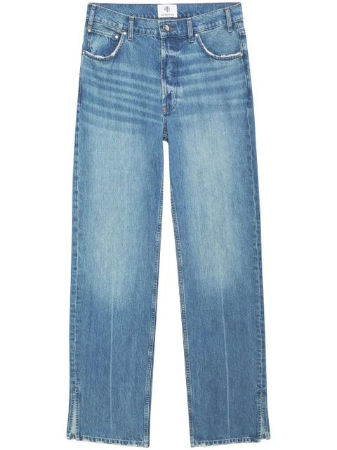 ANINE BING Roy mid-rise straight jeans - Blue - zdjęcie produktu nr 1