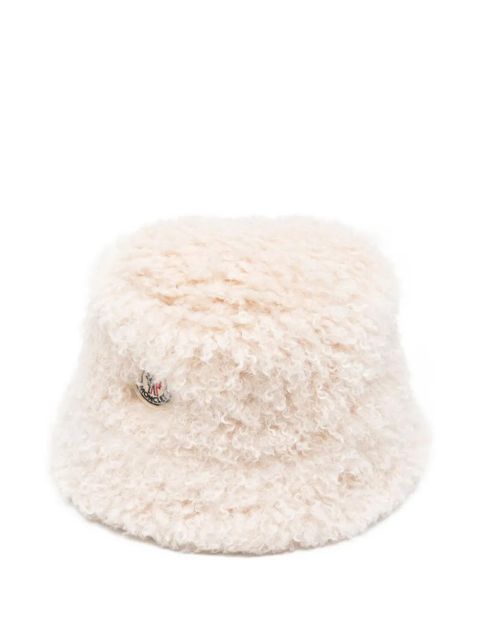 Moncler fleece bucket hat - Neutrals - zdjęcie produktu nr 1
