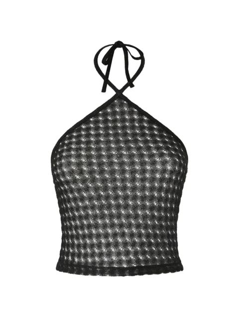 Missoni halterneck lace top - Black - zdjęcie produktu nr 1
