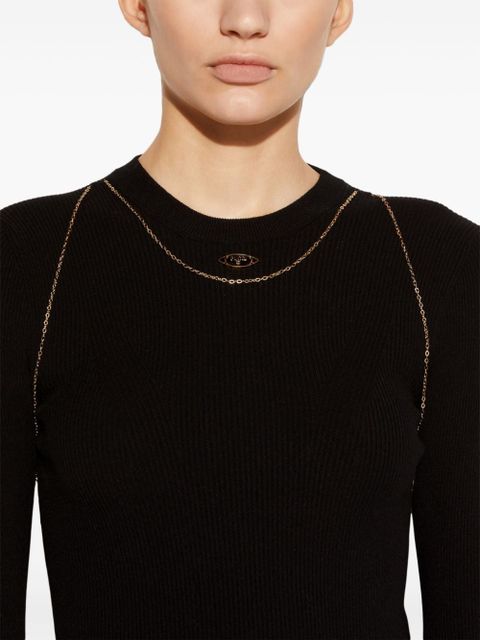 PUCCI logo-plaque mini dress - Black