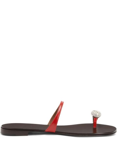 Giuseppe Zanotti Icon Ring sandals - Red - zdjęcie produktu nr 1