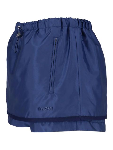 Gucci gabardine shorts - Blue