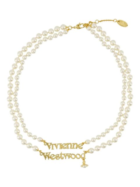 Vivienne Westwood pearl double-strand necklace - Gold - zdjęcie produktu nr 1