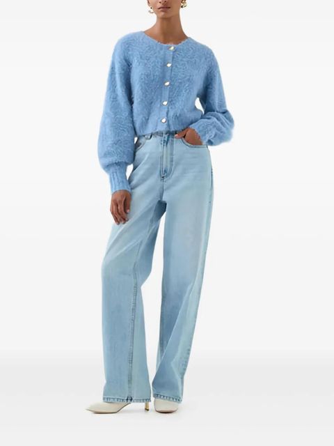 Aje Celine buttoned cardigan - Blue - zdjęcie produktu nr 2