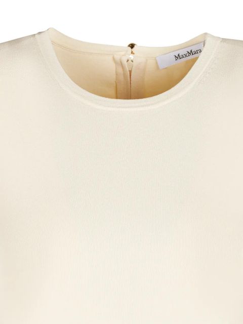 Max Mara Pure sleeveless midi dress - Neutrals