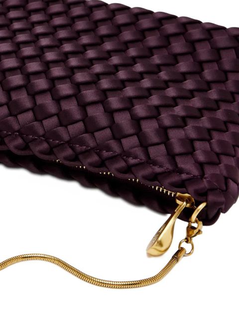 NAGHEDI Gala woven handle shoulder bag - Purple - zdjęcie produktu nr 2