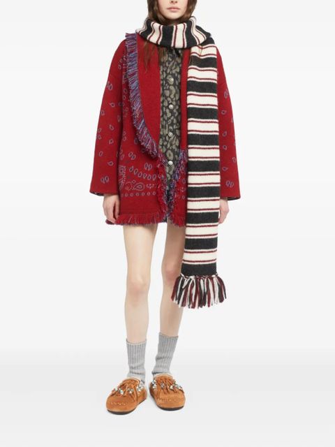 Alanui striped fringed scarf - Multicolour - zdjęcie produktu nr 1