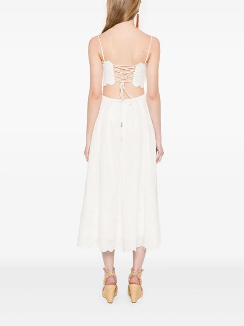 ZIMMERMANN Rhiannon midi dress - Neutrals