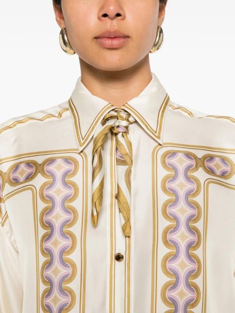 ZIMMERMANN Luna Retro shirt - Neutrals
