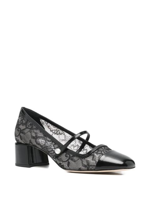 Jimmy Choo Elisa mesh pumps - Black