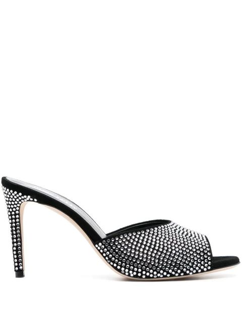 Paris Texas crystal-embellished sandals - Black - zdjęcie produktu nr 1