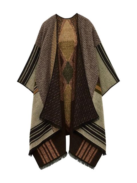 Ba&Sh Panama striped cape - Green - zdjęcie produktu nr 1