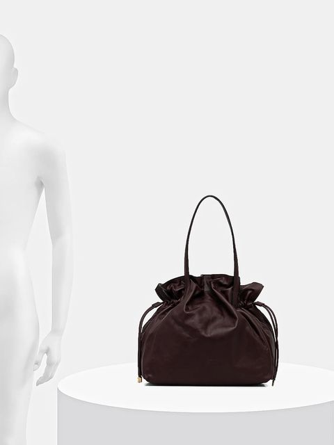 Marella torebka skórzana kolor szary 2523519047200