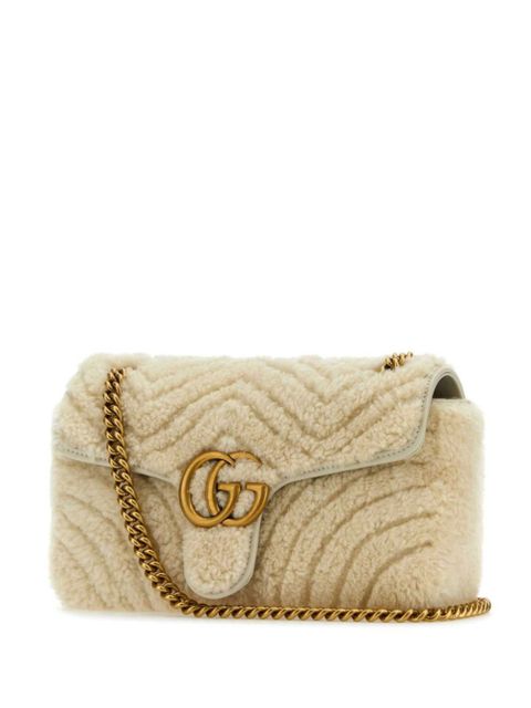 Gucci small GG Marmont shoulder bag - Neutrals