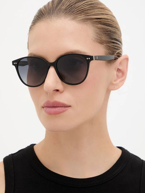 Tommy Hilfiger okulary przeciwsłoneczne damskie kolor czarny TH 2289/S - zdjęcie produktu nr 1