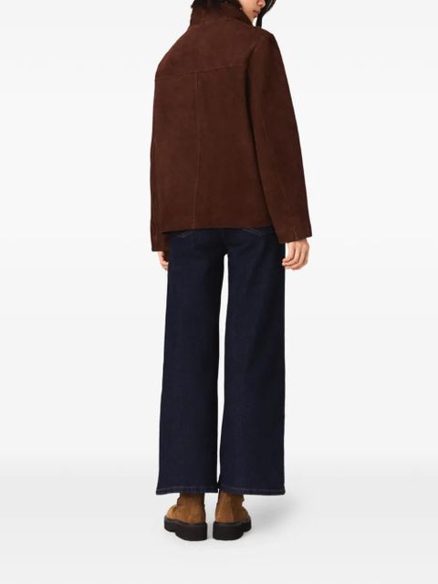 Maje patch-pocket cropped jeans - Blue