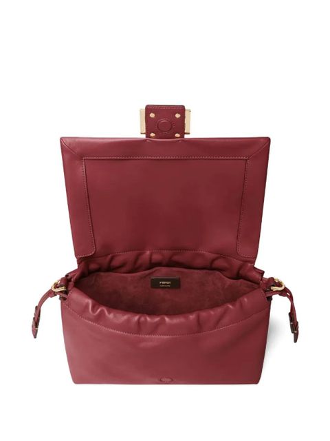FENDI medium Mamma Baguette ff-buckle tote bag - Red