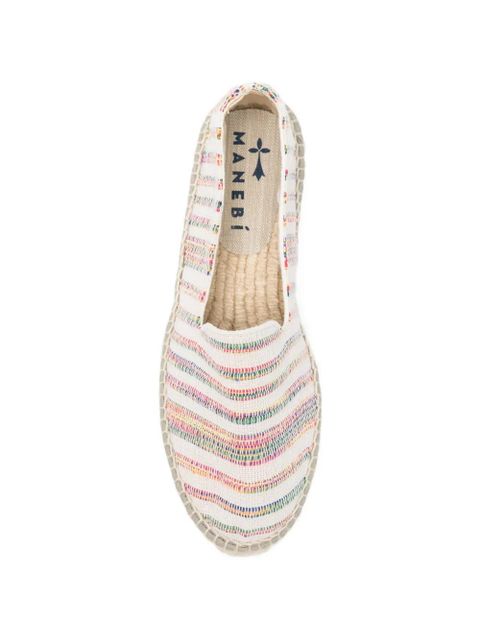 Manebi striped espadrilles - Neutrals