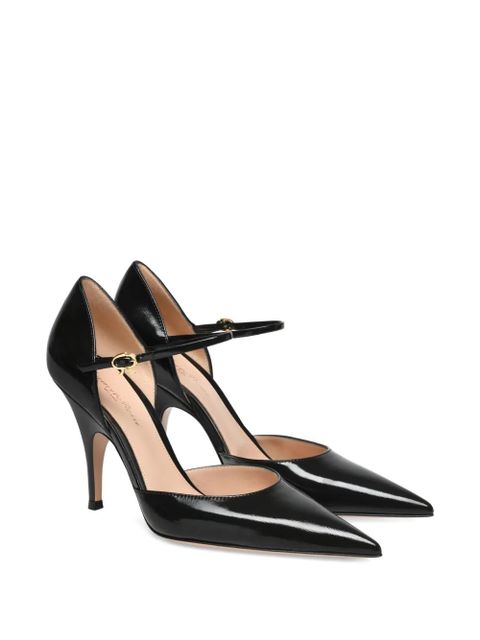 Gianvito Rossi 95mm 'Sofia D''Orsay' pointed heeled pumps - Black - zdjęcie produktu nr 2