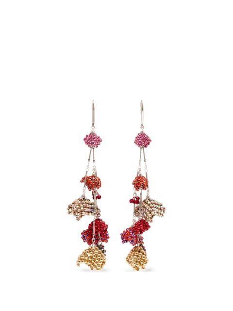 ISABEL MARANT beaded drop earrings - Silver - zdjęcie produktu nr 1