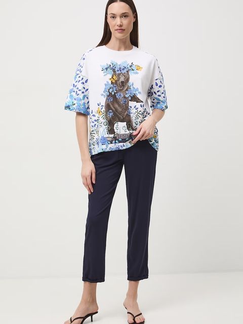 Medicine spodnie chinos damskie z wiskozą - zdjęcie produktu nr 1