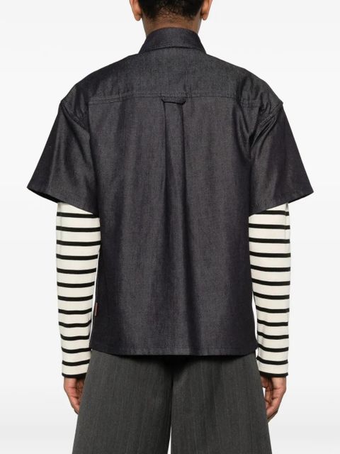 Jil Sander chest-pocket button shirt - Grey