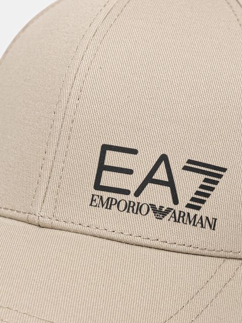 EA7 Emporio Armani czapka z daszkiem bawełniana - zdjęcie produktu nr 2