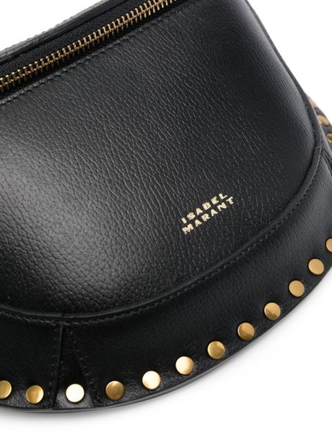 ISABEL MARANT Skano grained-leather shoulder bag - Black - zdjęcie produktu nr 2