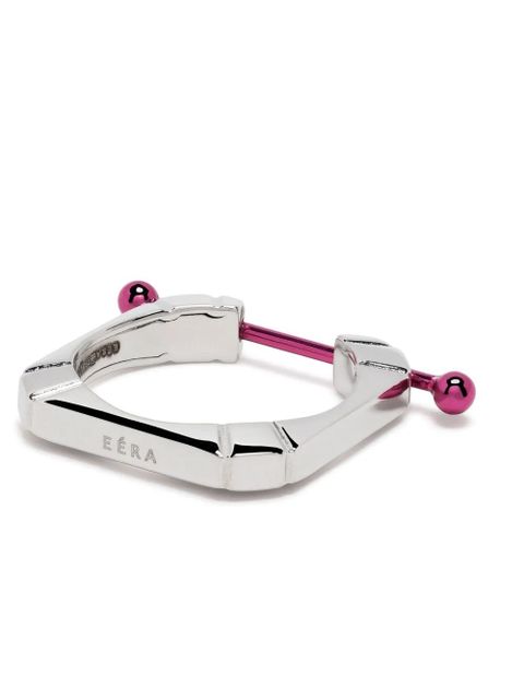 EÉRA 18kt white gold Square Hug ring - Silver