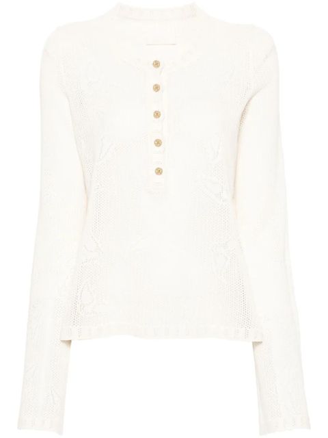 Zadig&Voltaire Salmyr Wings cotton jumper - Neutrals - zdjęcie produktu nr 1