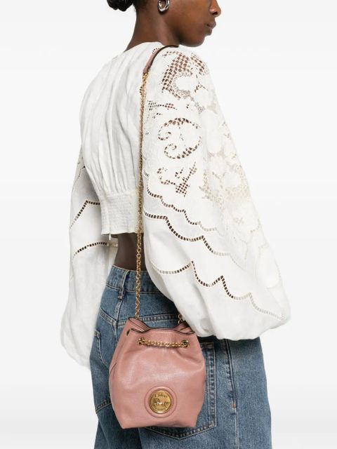 Chloé Horse Medal mini bucket bag - Pink - zdjęcie produktu nr 2
