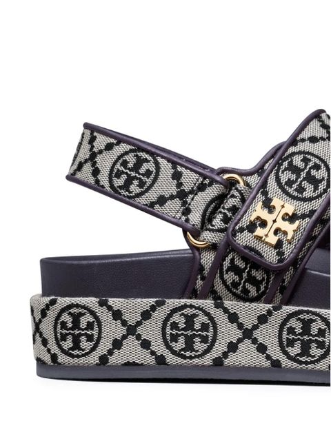 Tory Burch Kira Sport monogram sandals - Blue