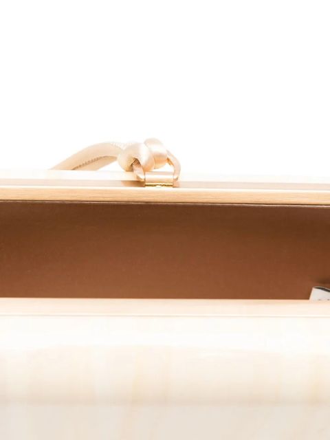 Cult Gaia small Yasmin tassel-embellished clutch bag - Neutrals