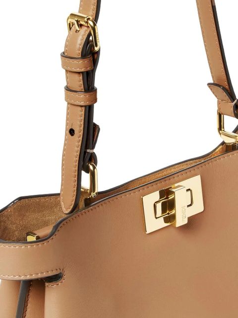 FENDI small Peekaboo tote bag - Brown