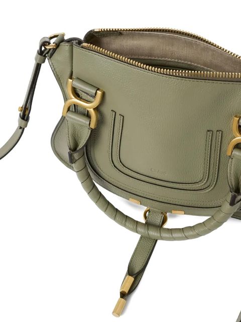 Chloé small Marcie top handles tassel tote bag - Green