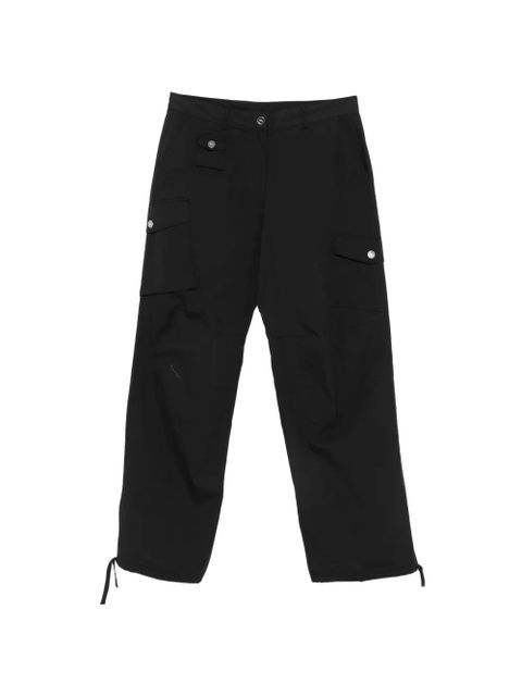 GANNI drawstring cargo pants - Black - zdjęcie produktu nr 1