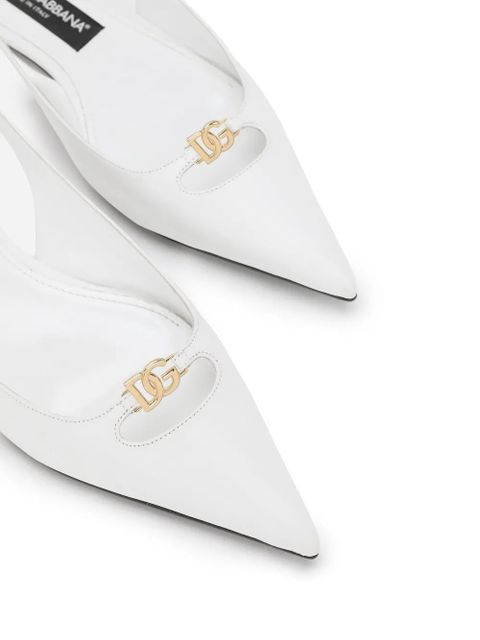 Dolce & Gabbana 70mm Slingback Shoes - White