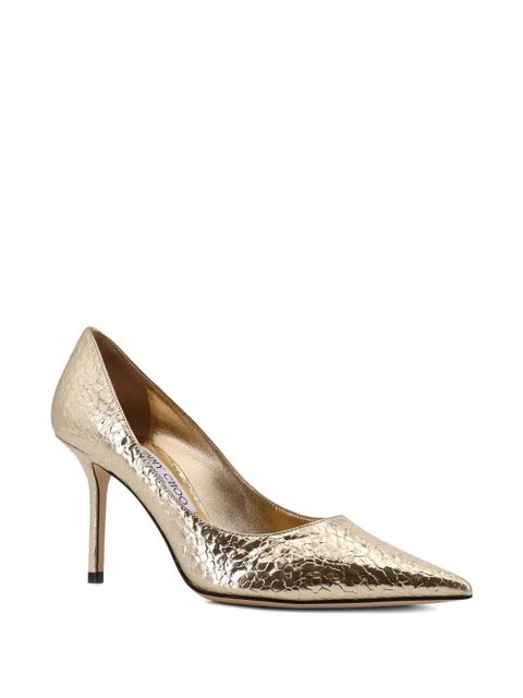 Jimmy Choo Love heeled pumps - Gold - zdjęcie produktu nr 2