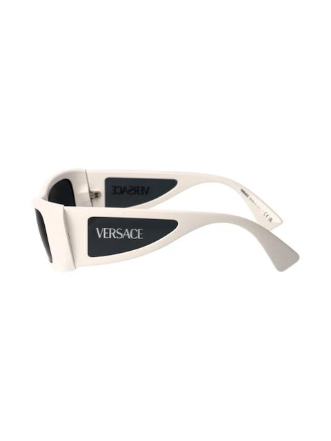 Versace Eyewear rectangle-frame sunglasses - White