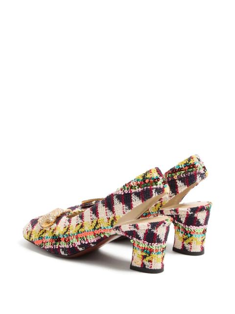 Valentino Garavani 60mm Adamantine sequin-embellished pumps - Neutrals