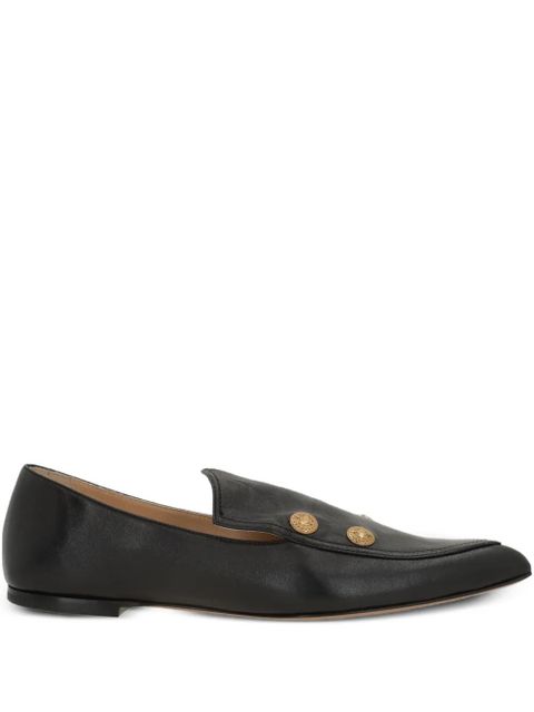 Chloé Agnes pointed-toe embellished loafers - Black - zdjęcie produktu nr 1