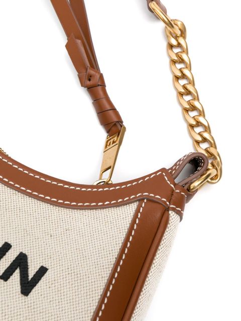Balmain B-Army logo-print shoulder bag - Neutrals