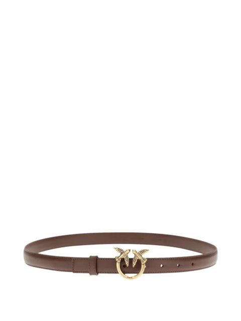 PINKO Love Berry leather belt - Brown - zdjęcie produktu nr 1