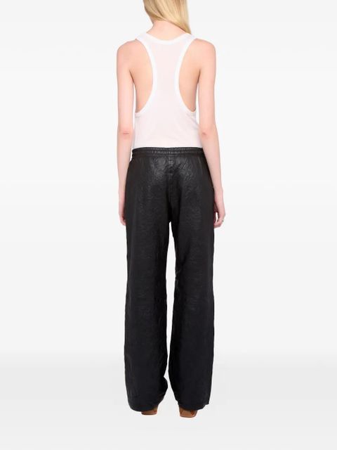 Zadig&Voltaire Pocha crinkled trousers - Black